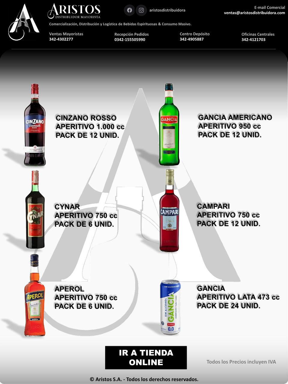 Catálogo Aperitivos & Vermouth